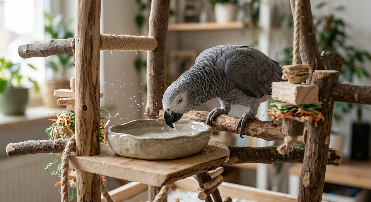 parc d'activités perroquet — Construire un parc d'activités pour perroquets : idées créatives et économiques pour stimuler votre oiseau