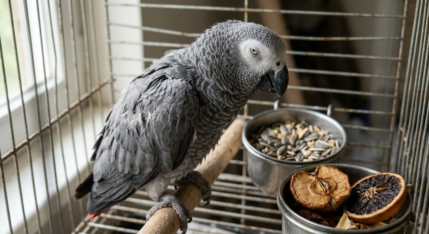 Les carences nutritionnelles chez le perroquet : un danger souvent insoupçonné