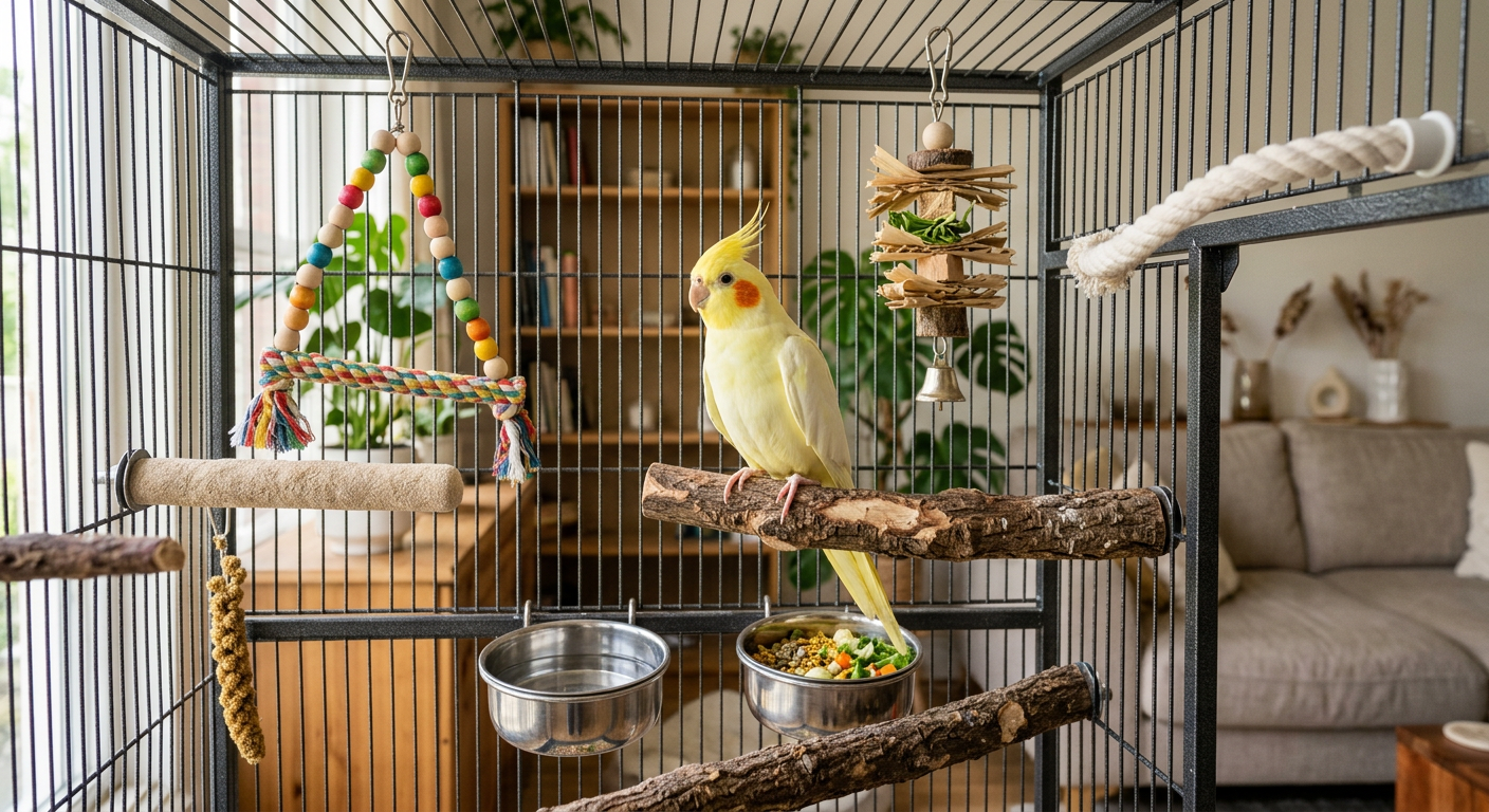 amenager une cage pour une callopstiste