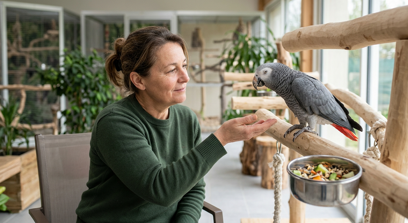 perroquet abandonné — Adopter un perroquet abandonné : Témoignages et conseils pour une seconde chance réussie