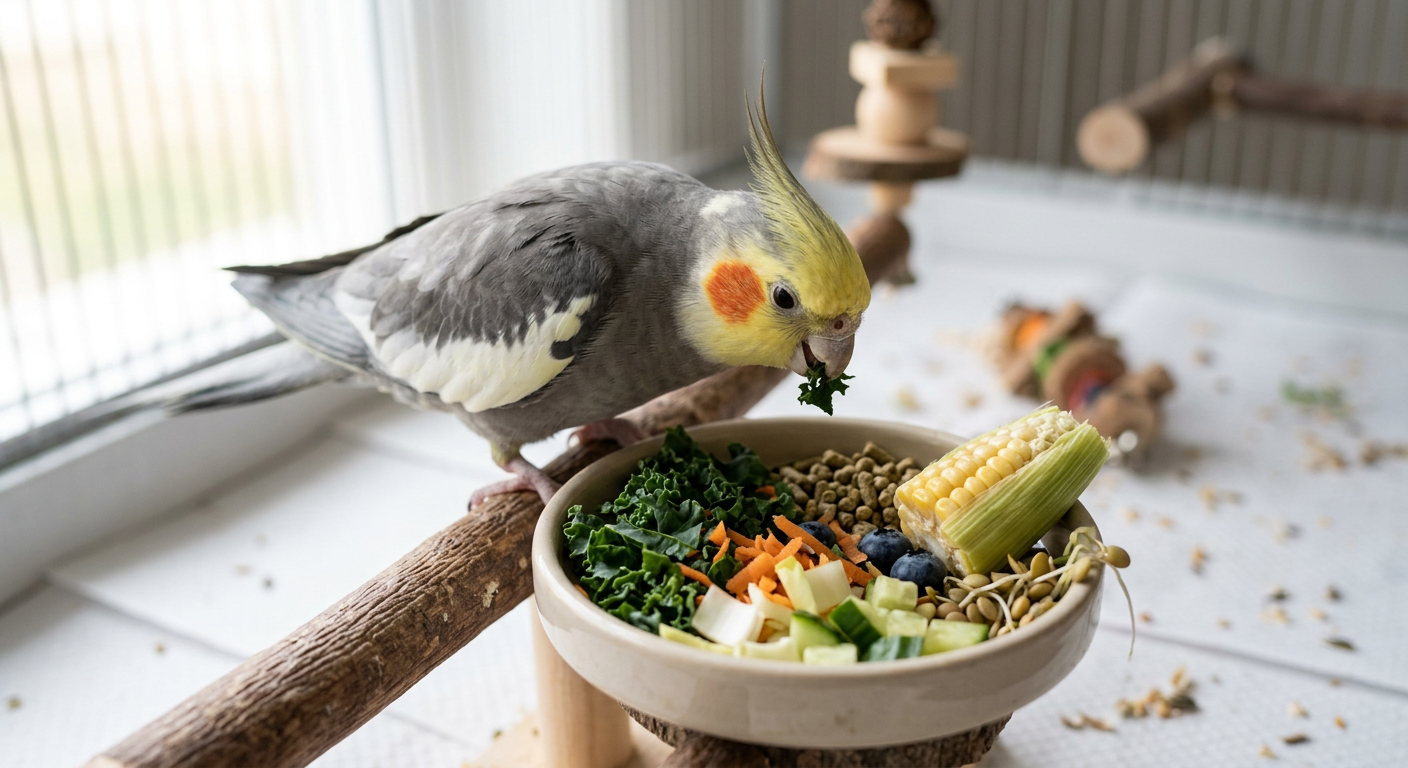 alimentation callopsitte — Les carences en vitamines chez la callopsitte : signes, causes et solutions pour une alimentation équilibrée