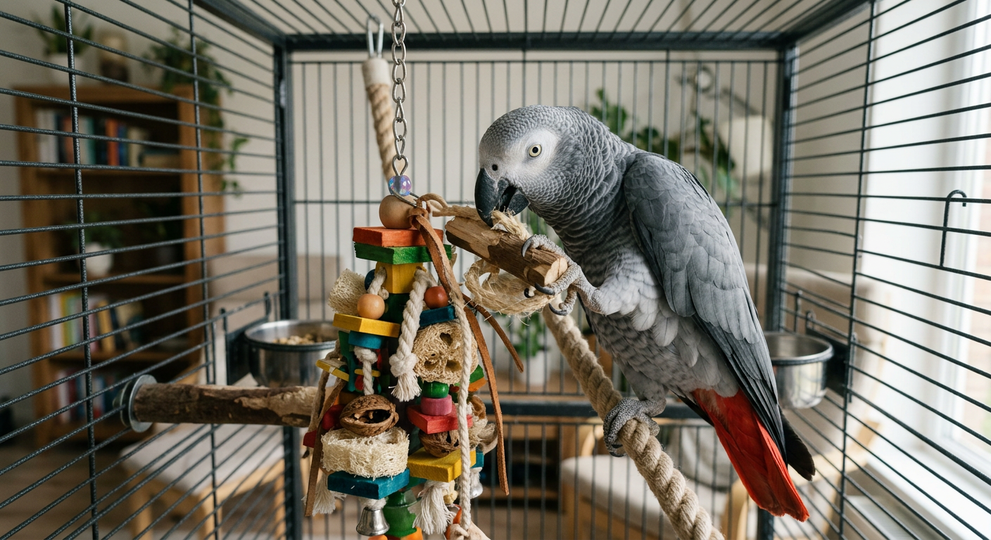 Chapitre 1 : Pourquoi les Jouets sont Vitaux pour Votre Perroquet